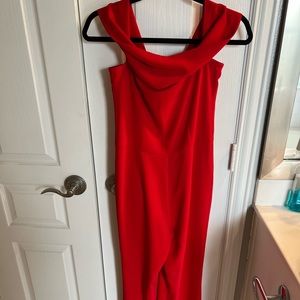 Revolve red jumpsuit